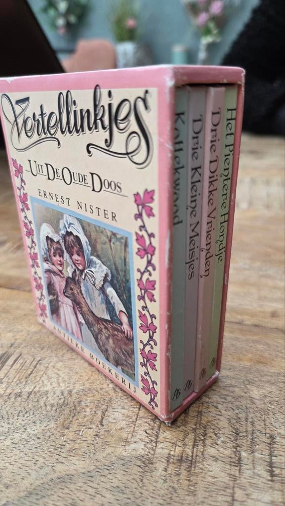 Vertellinkjes Uit De Oude Doos - Ernest Nister (4 boekjes), Ophalen of Verzenden, Gelezen, Ernest Nister, Sprookjes