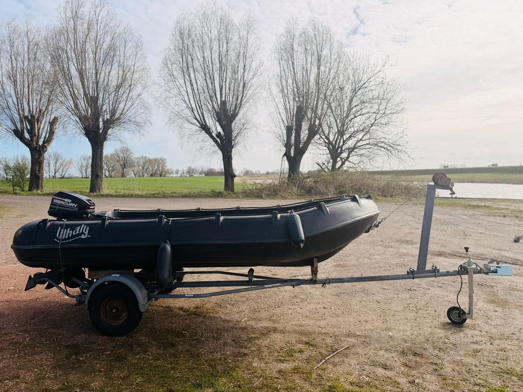Whaly 370 met toebehoren, Watersport en Boten, Ophalen, Gebruikt, Minder dan 10 pk, Tot 6 meter