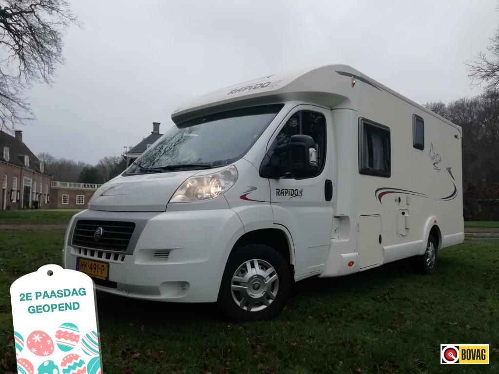 Rapido Le Randonneur 690F met 3 grote zonnepanelen en tv !!!, Ringverwarming, Fiat, Bedrijf, Tot en met 3