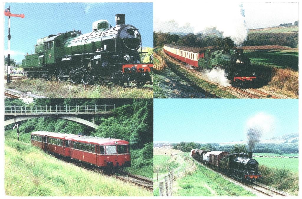991461 Trein Treinen ZLSM Limburg _Gelopen met mooie zegel, Ophalen of Verzenden, 1980 tot heden, Gelopen, Limburg