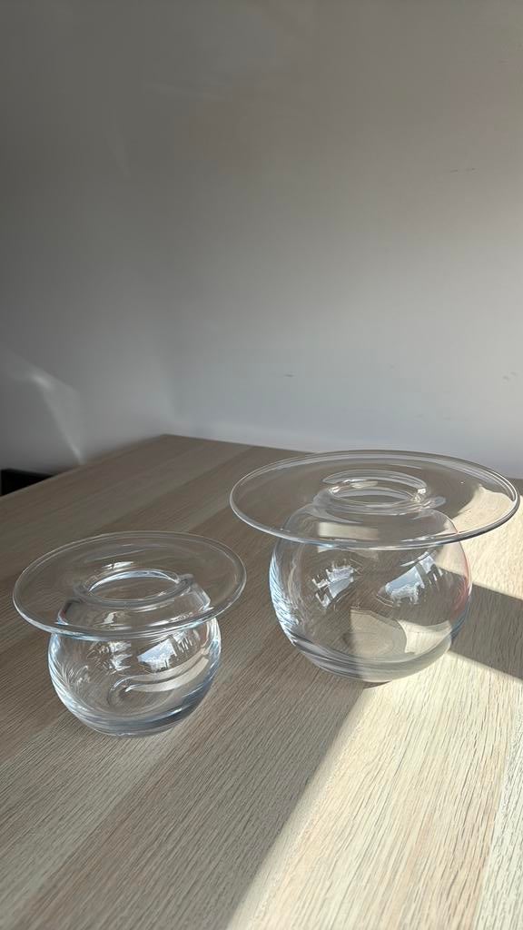 Twee vazen Saturnus. Nanny Still., Overige kleuren, Ophalen of Verzenden, Minder dan 50 cm, Glas