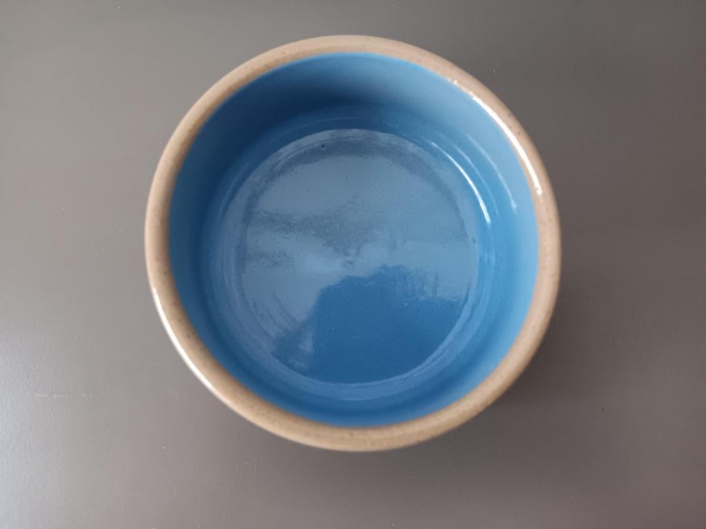 Keramisch schaaltje blauw beige, Huis en Inrichting, Keuken | Keukenbenodigdheden, Ophalen of Verzenden, Gebruikt