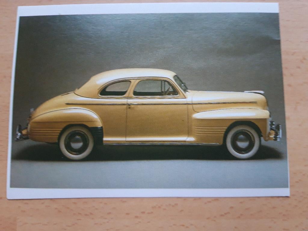 Pontiac - ansichtkaart, Ophalen of Verzenden, 1940 tot 1960, Ongelopen, Voertuig