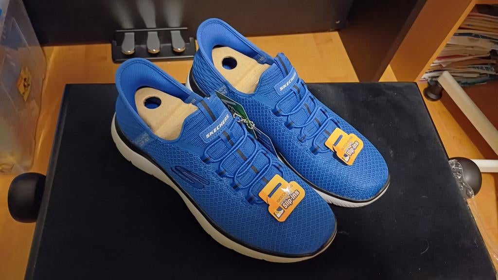 Skechers Slip-ins Heren Sneakers Maat 41 - Nieuw, Blauw, Nieuw, Ophalen of Verzenden, Sneakers of Gympen