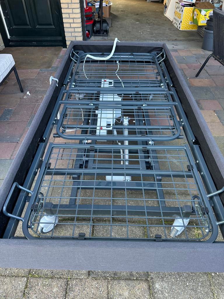 Timeless hoog/laag bed met papegaai en bedsteun, Ophalen, Verstelbaar, 90 cm, Eenpersoons