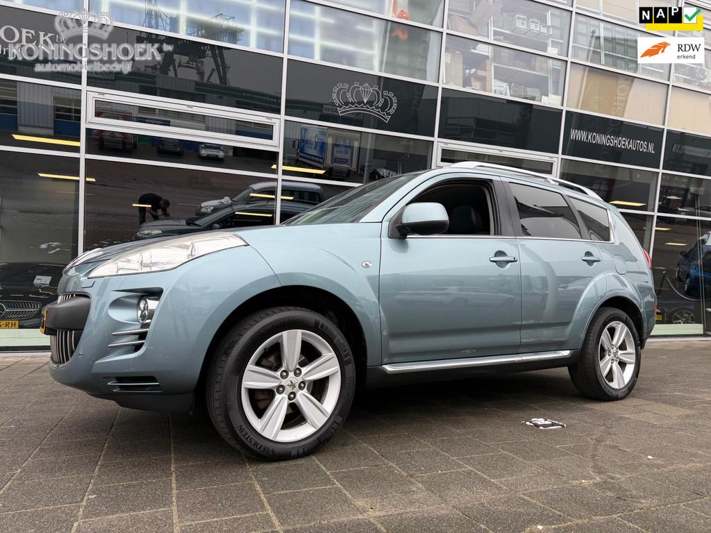 Peugeot 4007 2.4 GT 7p Automaat, Auto's, Peugeot, Gebruikt, Zwart, 4 cilinders, Blauw