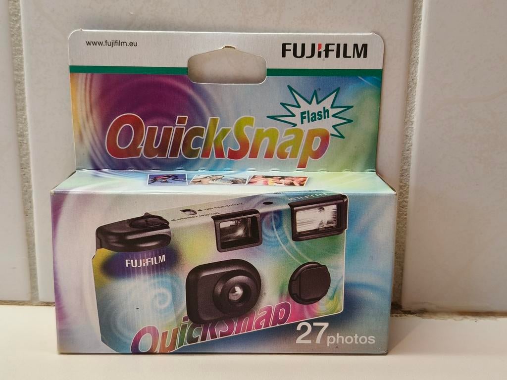 Nieuwe Fujifilm QuickSnap Wegwerpcamera met flits, Ophalen of Verzenden, Nieuw, Compact, Fuji