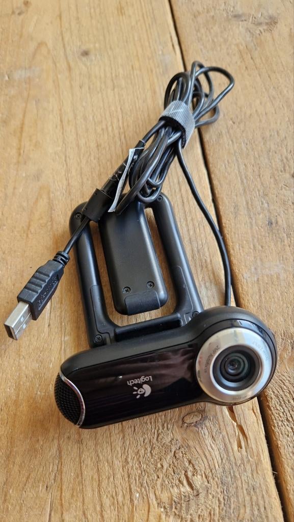 Logitech Webcam Pro 9000, Computers en Software, Webcams, Ophalen of Verzenden, Gebruikt, Bedraad, Logitech