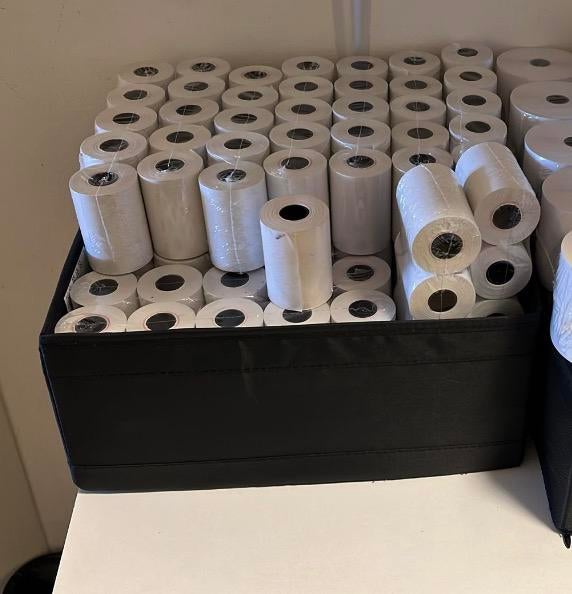 NIEUW 141 pinrollen pin papier, Ophalen, Zo goed als nieuw