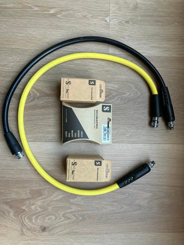 Scubapro middendruk luchtslangen (primair en octopus), Ophalen of Verzenden, Zo goed als nieuw, Overige typen