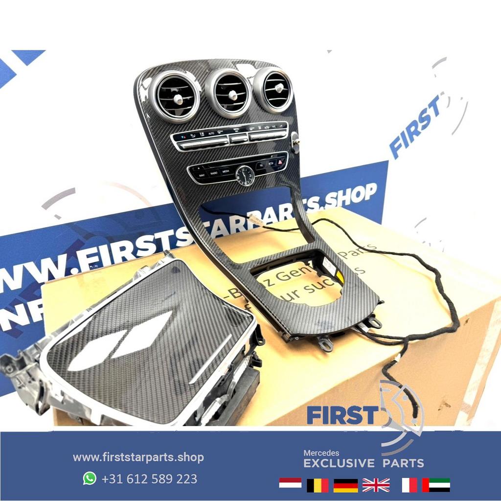 W205 W253 C63 GLC63 AMG CARBON MIDDENCONSOLE C63s GLC63s ori, Auto-onderdelen, Gebruikt, -, Ophalen of Verzenden, -