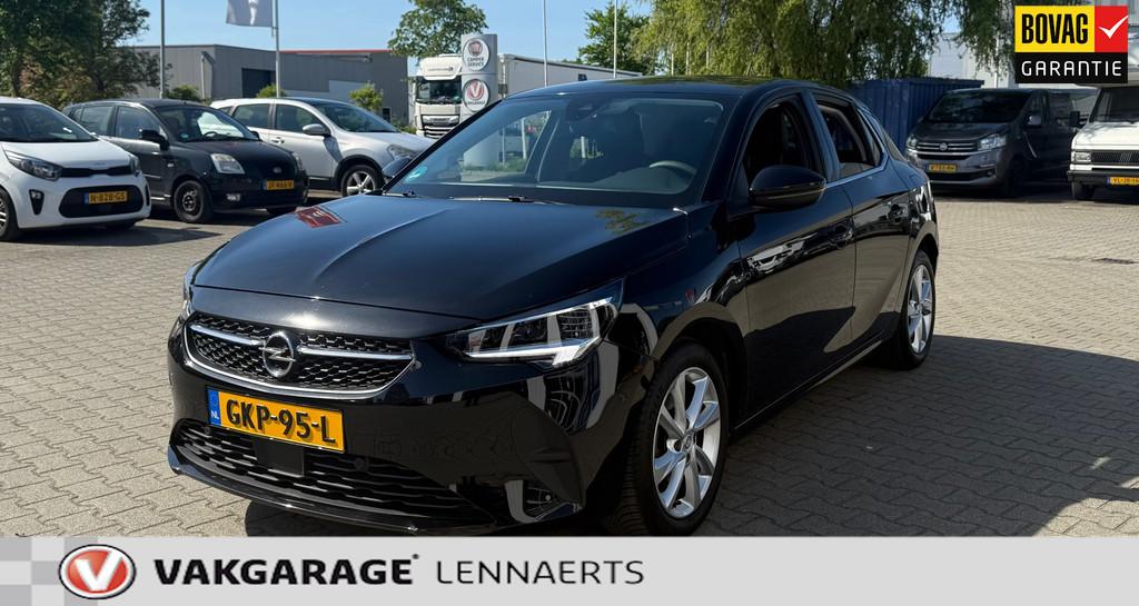 Opel CORSA 1.2 Elegance AUTOMAAT (BOVAG/RIJKLAARPRIS), Gebruikt, LED verlichting, Zwart, 19 km/l