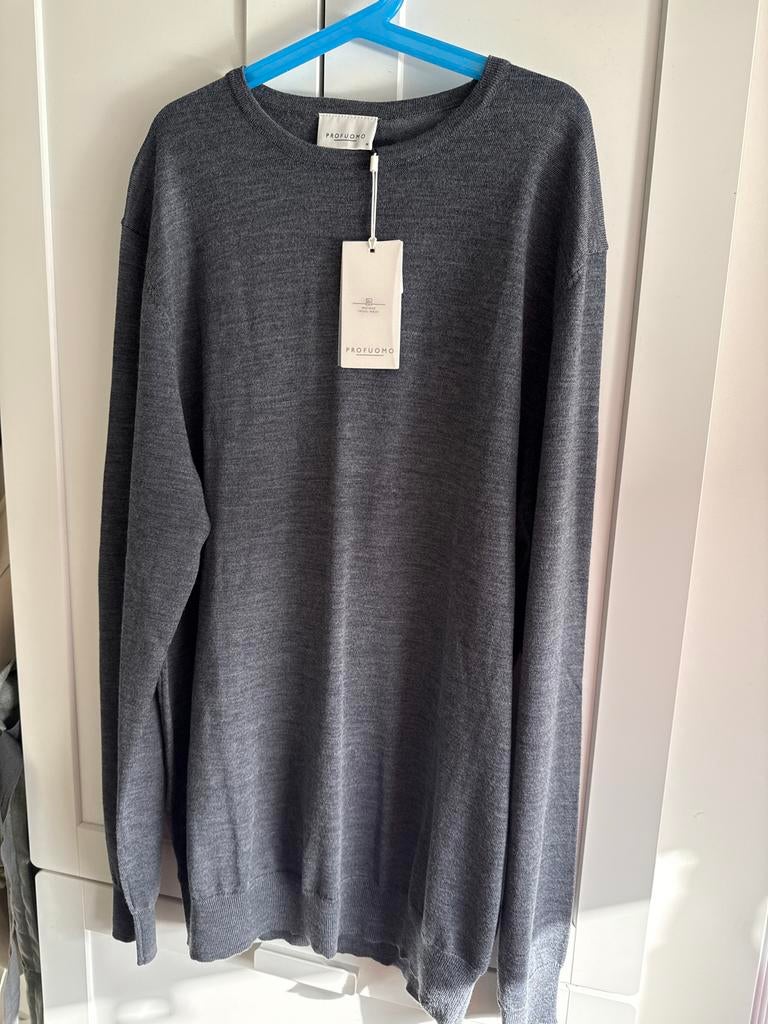 2x Nieuwe Profuomo Pullover Maat M, Ophalen of Verzenden, Nieuw, Maat 48/50 (M), Grijs