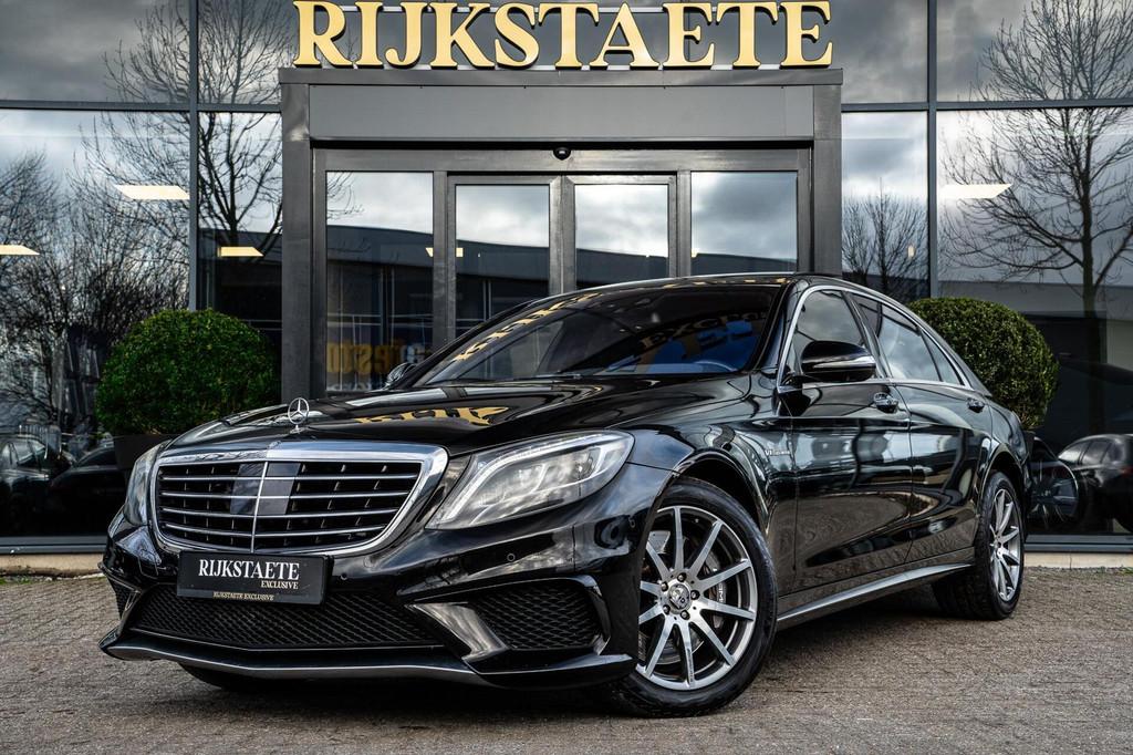 Mercedes S-klasse AMG S63 4Matic Lang|V8|BURMESTER|NIGHTVIS., Auto's, Automaat, 5461 cc, Gebruikt, Blauw