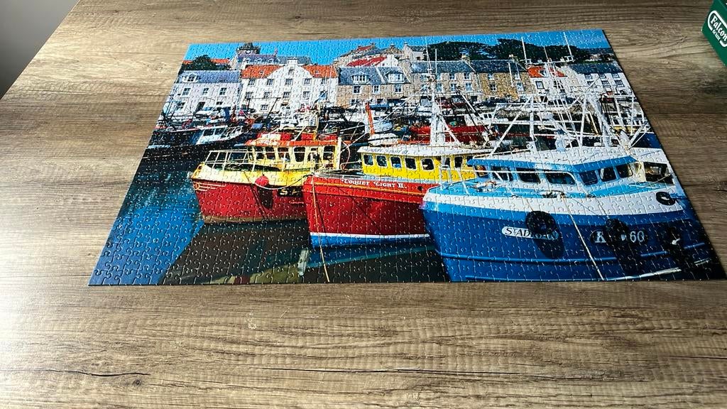 Twee Falcon puzzels 1000 stukjes, Hobby en Vrije tijd, Ophalen, 500 t/m 1500 stukjes, Zo goed als nieuw