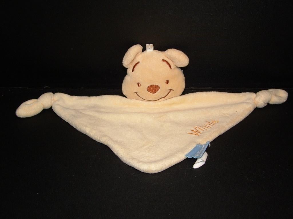DISNEY BABY BEER WINNIE THE POOH KNUFFELDOEKJE VELOURS, Ophalen of Verzenden, Nieuw, Overige typen