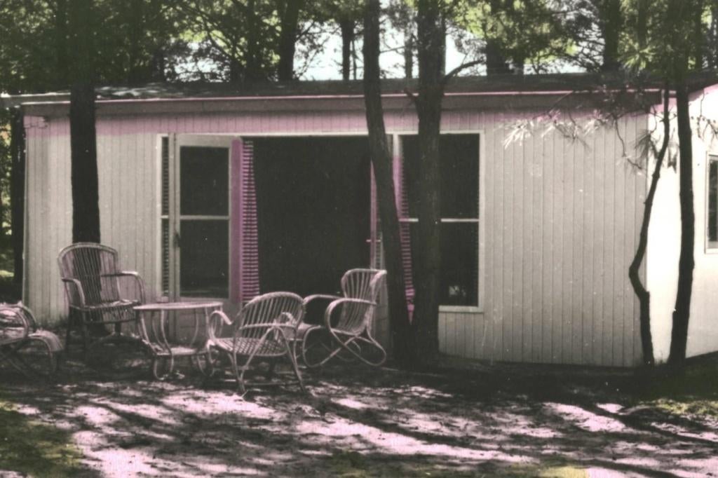 992324 Boekel N Br 1959 Bungalow Gelopen met postzegel, Ophalen of Verzenden, 1940 tot 1960, Gelopen, Noord-Brabant