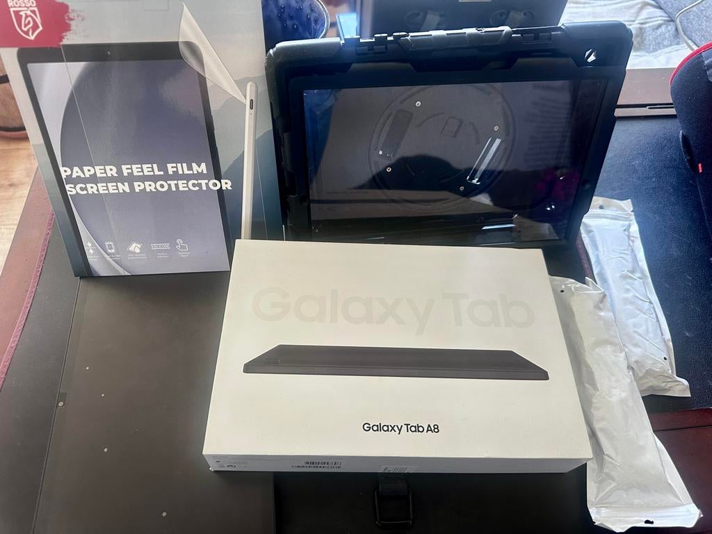 Samsung Galaxy Tab A8 + hoes+screenprot.1xgebruikt voor show, Computers en Software, Android Tablets, 10 inch, Galaxy Tab A8, Ophalen of Verzenden