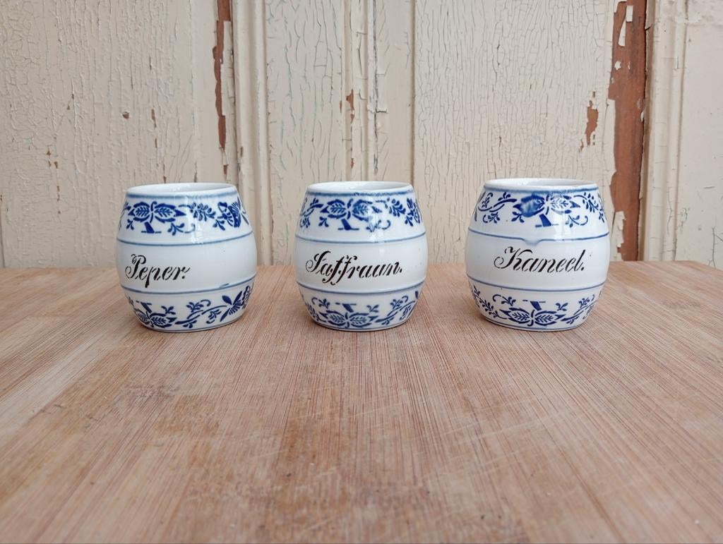 Set van 3 keramiek kruidenpotjes, Ophalen of Verzenden