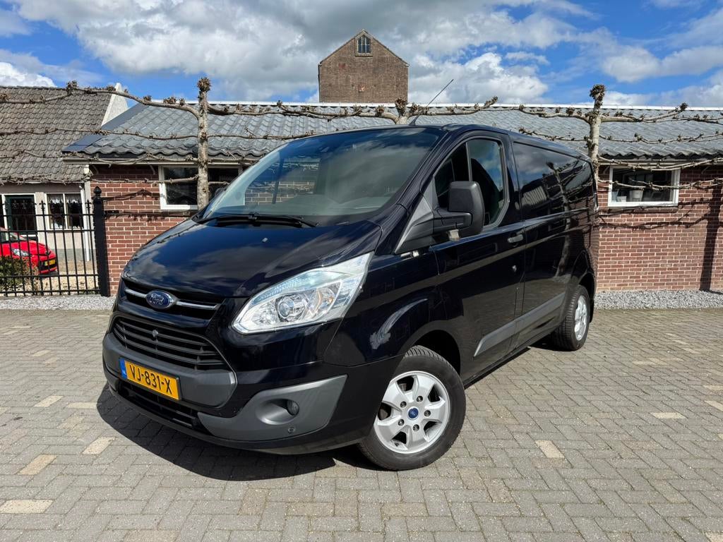 Ford Transit Custom 2.2 Tdci 74KW 2014, Voorwielaandrijving, Euro 5, 100 pk, Zwart