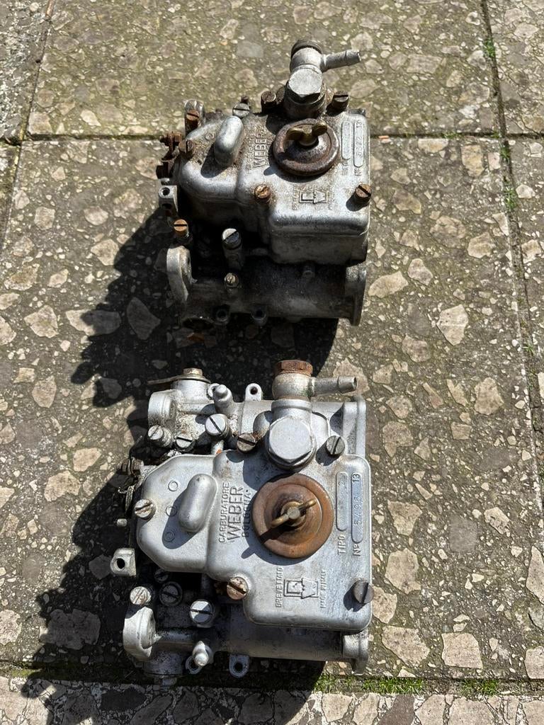 Set 40 mm dcoe weber carburateurs alfa opel enz kadett manta, Ophalen of Verzenden