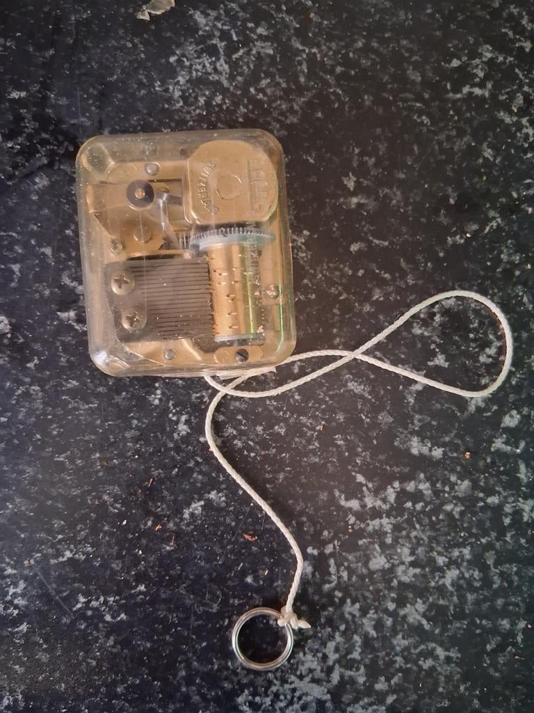 Mapsa Muziekdoosje met trekkoord, Antiek en Kunst, Ophalen of Verzenden