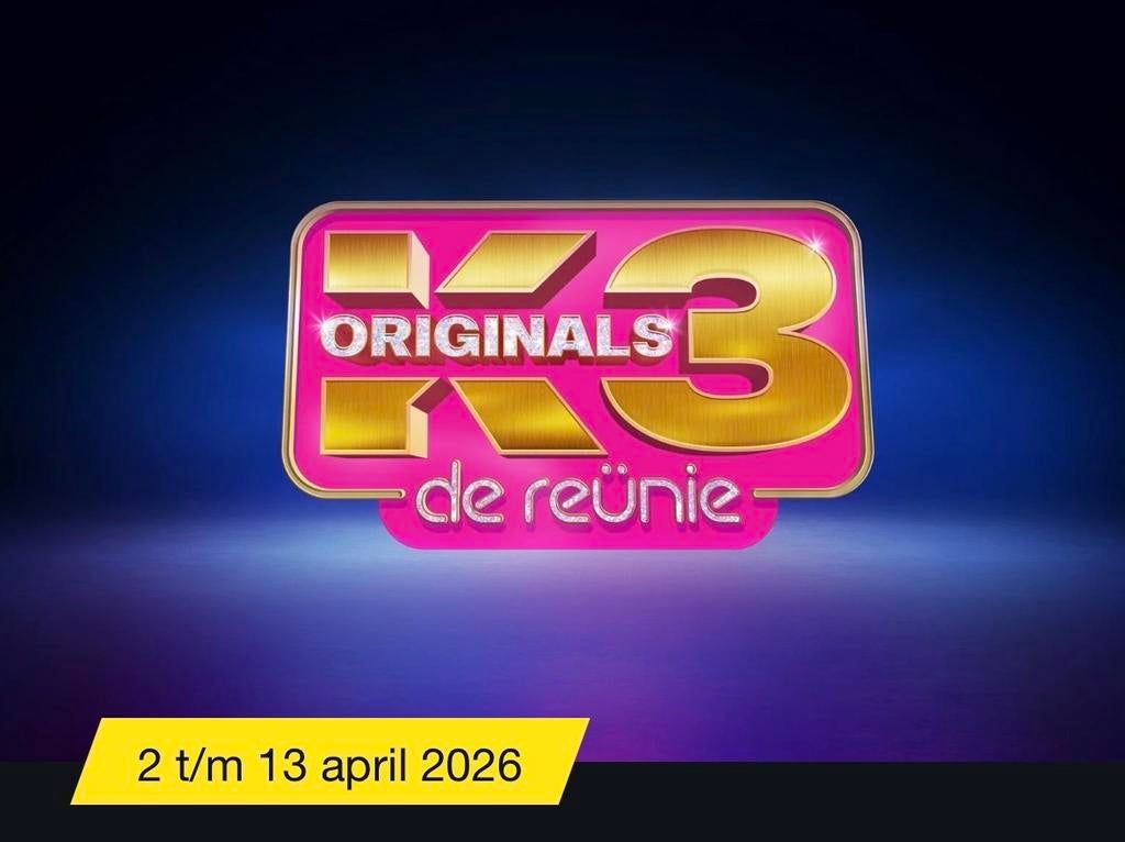 4 x K3 originals op dinsdag 7 april, Tickets en Kaartjes, Concerten | Pop, Drie personen of meer, April