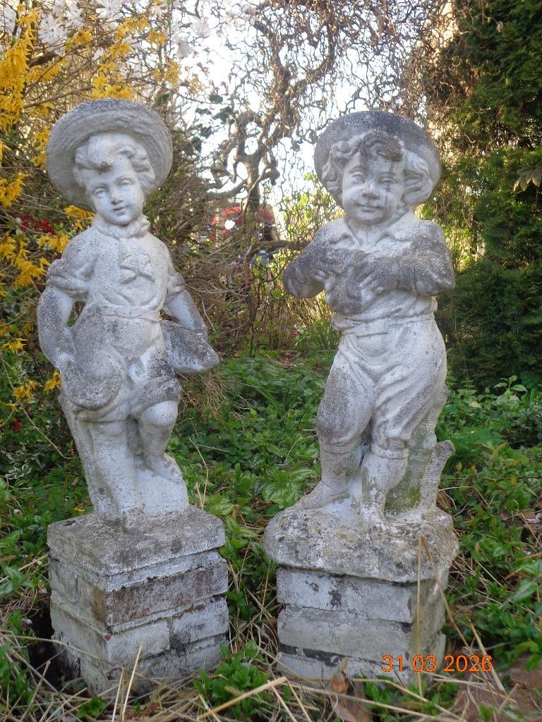 Tuinbeeld Tuinbeelden, Ophalen, Gebruikt, Beton, Mensenbeeld