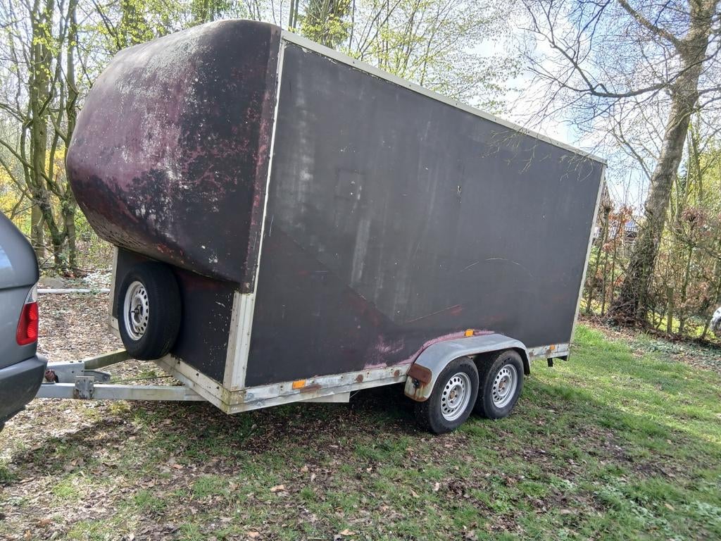 Te koop grote opslag aanhangwagen, Ophalen of Verzenden, Gebruikt