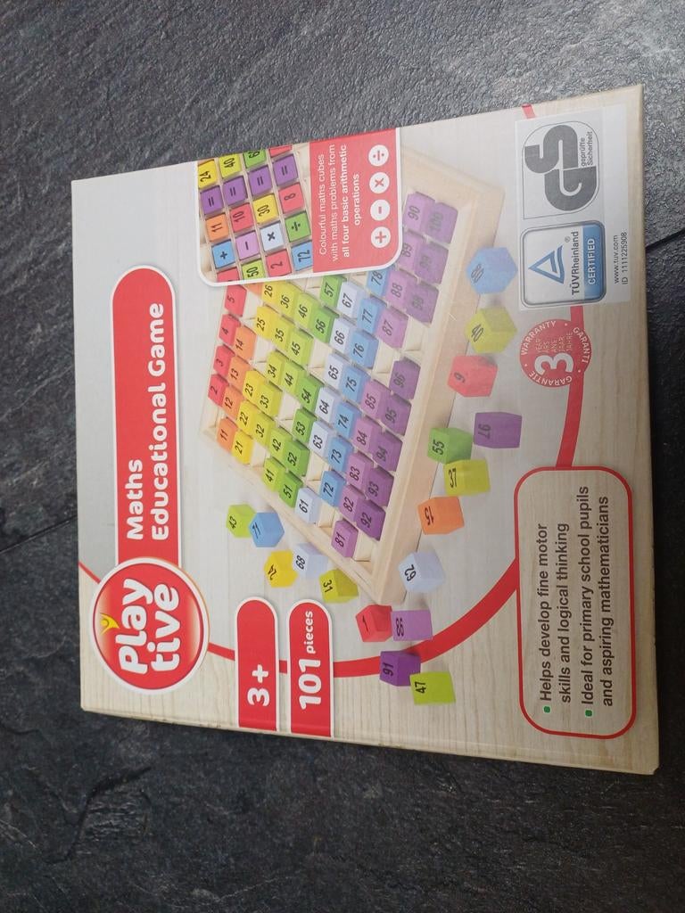 Playtive Educatief Rekenspel - 101 Stukjes, Kinderen en Baby's, Speelgoed | Educatief en Creatief, Ophalen of Verzenden, Gebruikt