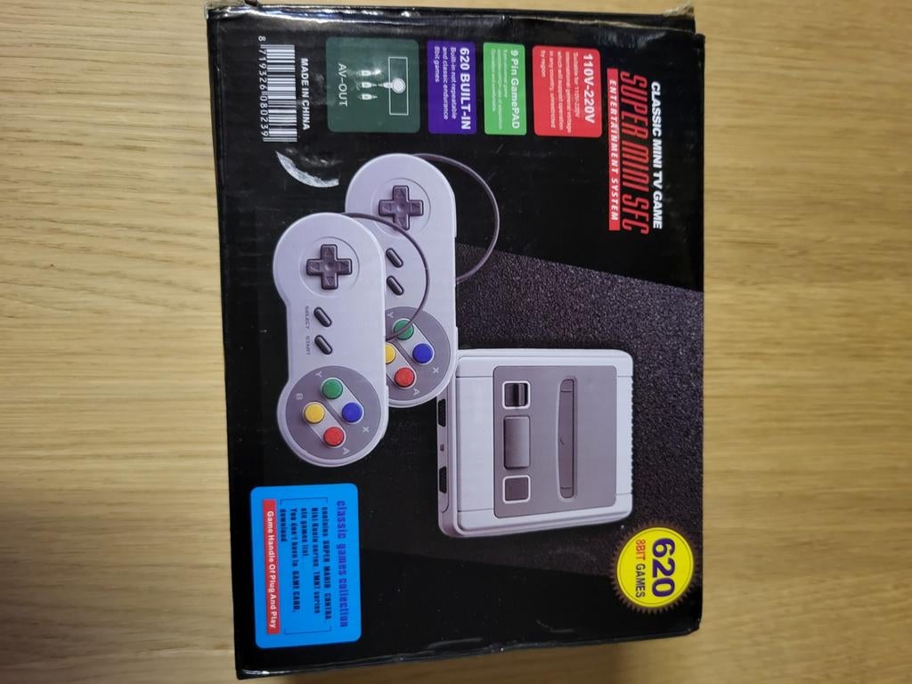 Nintendo mini, Spelcomputers en Games, Spelcomputers | Nintendo Super NES, Ophalen, Zo goed als nieuw, Met 2 controllers, Met games