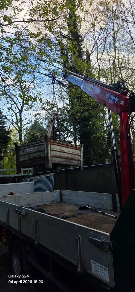 HMF 150 laadkraan ( type 152 T1 ), Ophalen, Zo goed als nieuw, Elektrisch