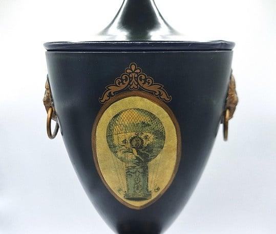 Kastanjevaas Italiaanse stijl, Verzenden, Overige kleuren, Glas, Minder dan 50 cm