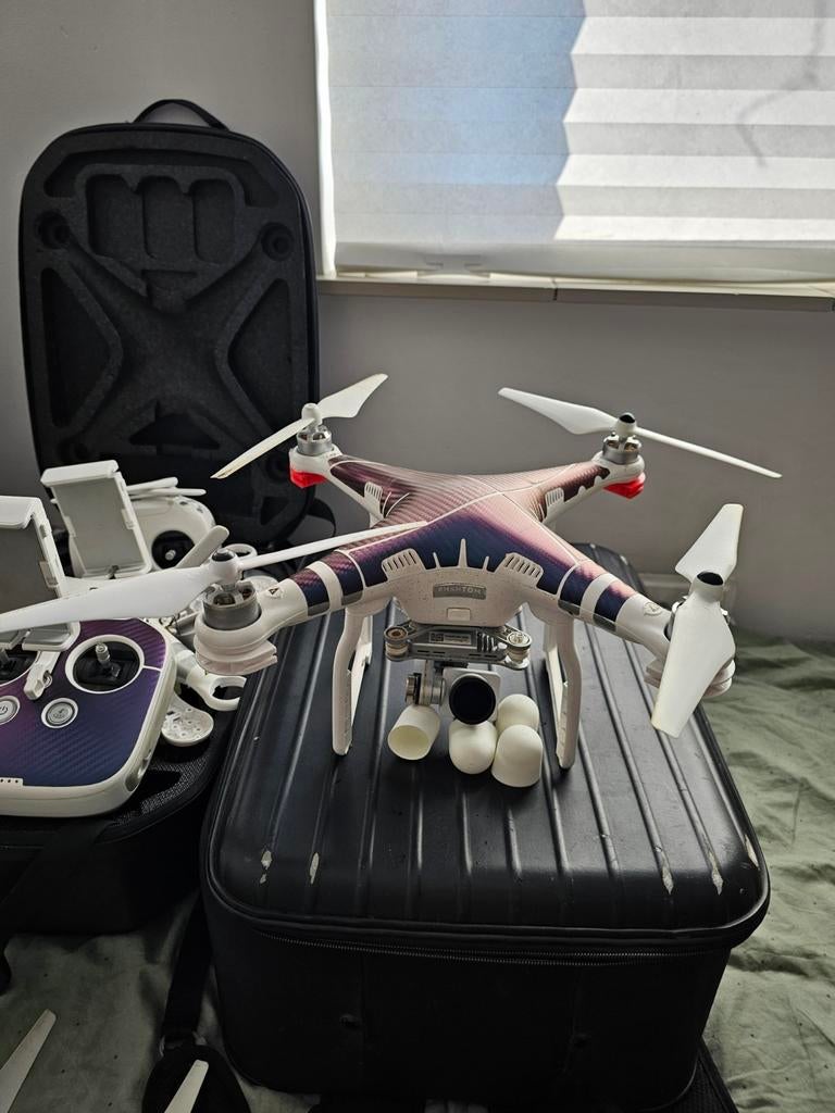DJI Phantom 3 Advanced (2x) met veel extra's, Ophalen of Verzenden