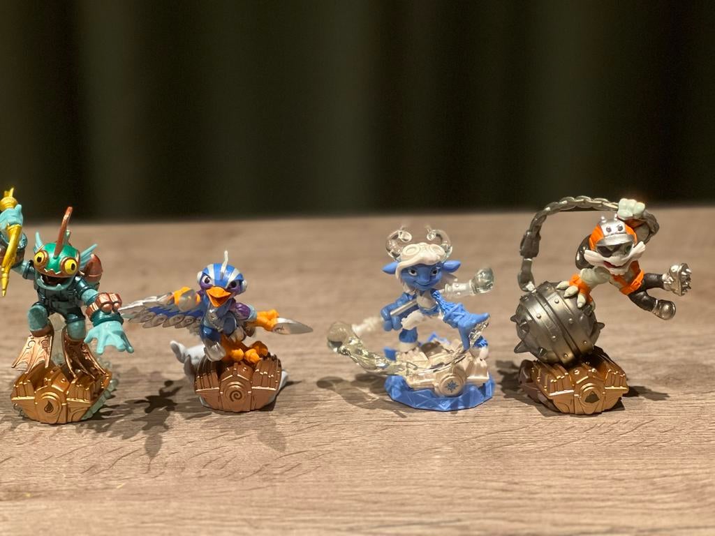 Skylanders SuperChargers Figuren Set (4 stuks), Ophalen of Verzenden, Gebruikt, Jongen of Meisje