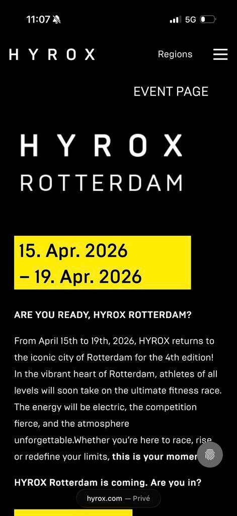 Hyrox Solo women Thursday, Eén persoon