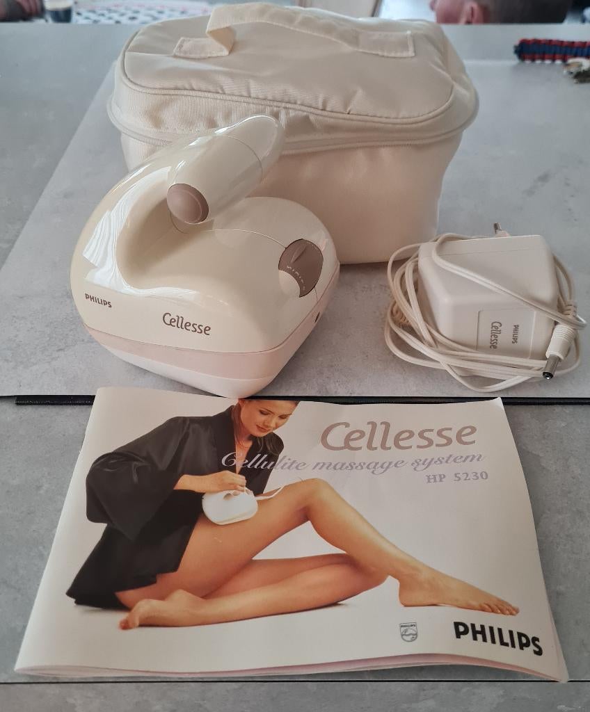 Philips Cellesse anti-cellulitis massageapparaat, Sport en Fitness, Massageproducten, Ophalen of Verzenden, Zo goed als nieuw