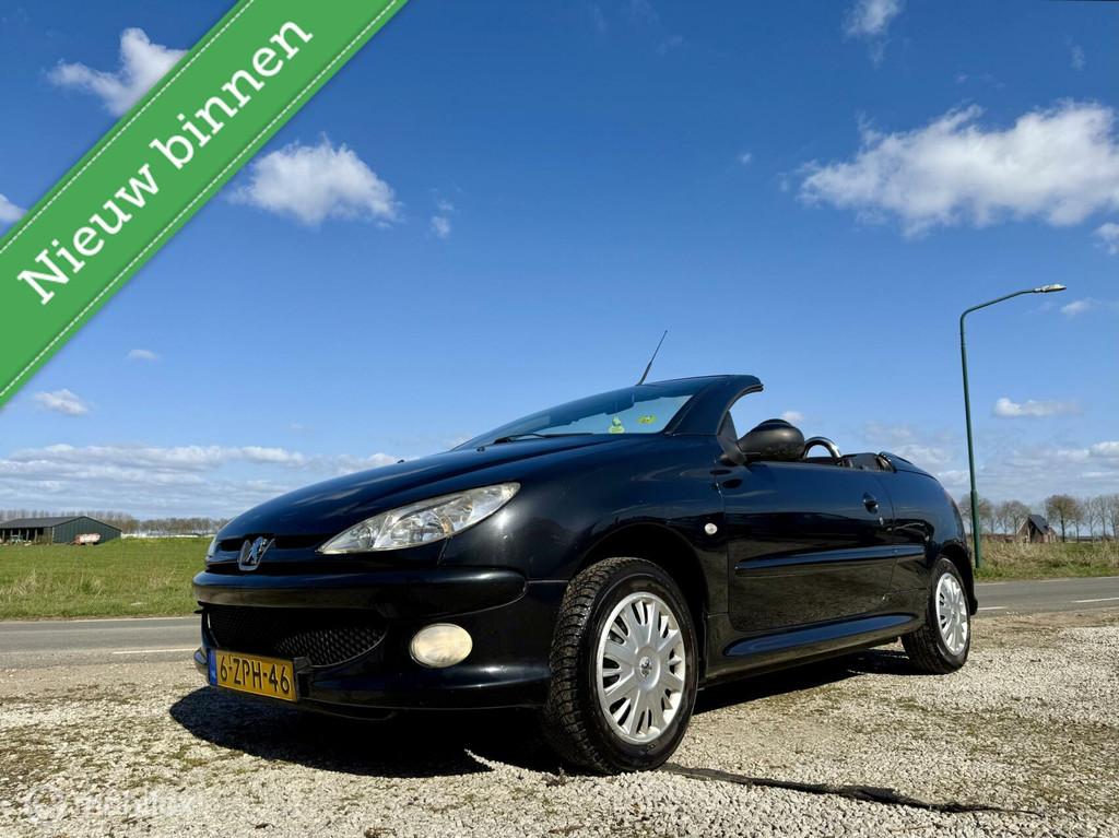 Peugeot 206 CC 1.6-16V, BJ 2004 Nette Cabrio, APK Apr 2027, Voorwielaandrijving, Gebruikt, 4 cilinders, Cabriolet