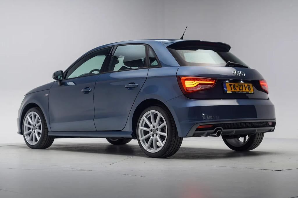 Audi A1 SPORTBACK 1.0 TFSI S-line [ LED/Xenon Navi Half lede, Auto's, Audi, 95 pk, Blauw, 23 km/l, Bedrijf