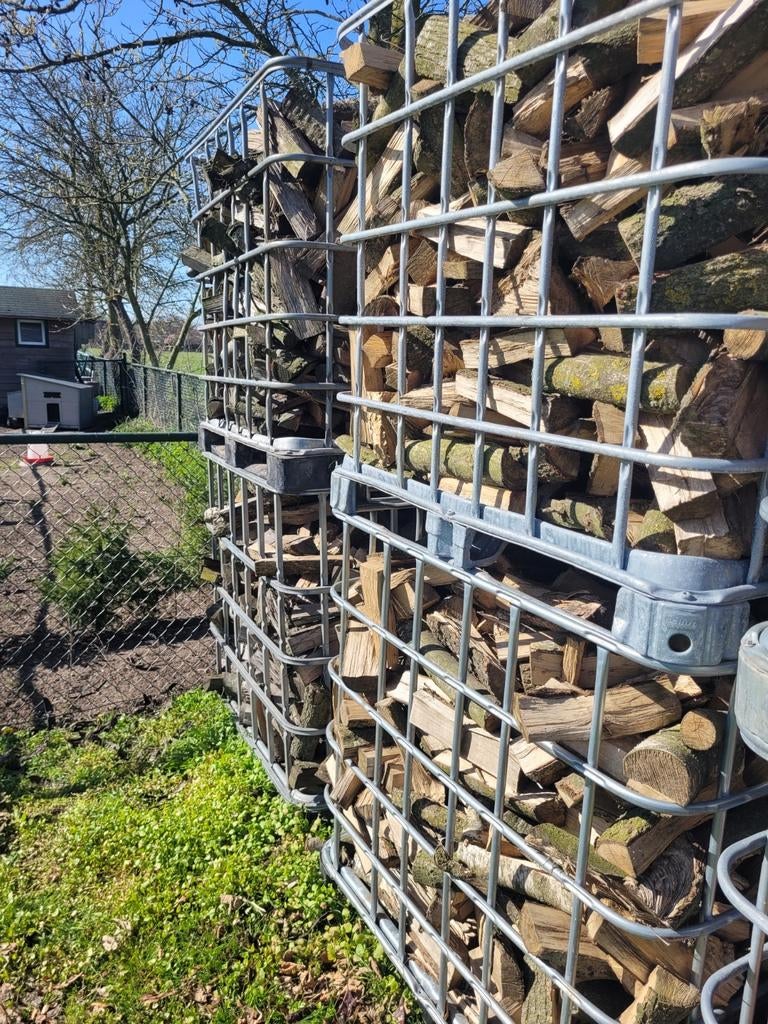 Aanbieding 4 kuub haardhout, 3 tot 6 m³, Ophalen of Verzenden