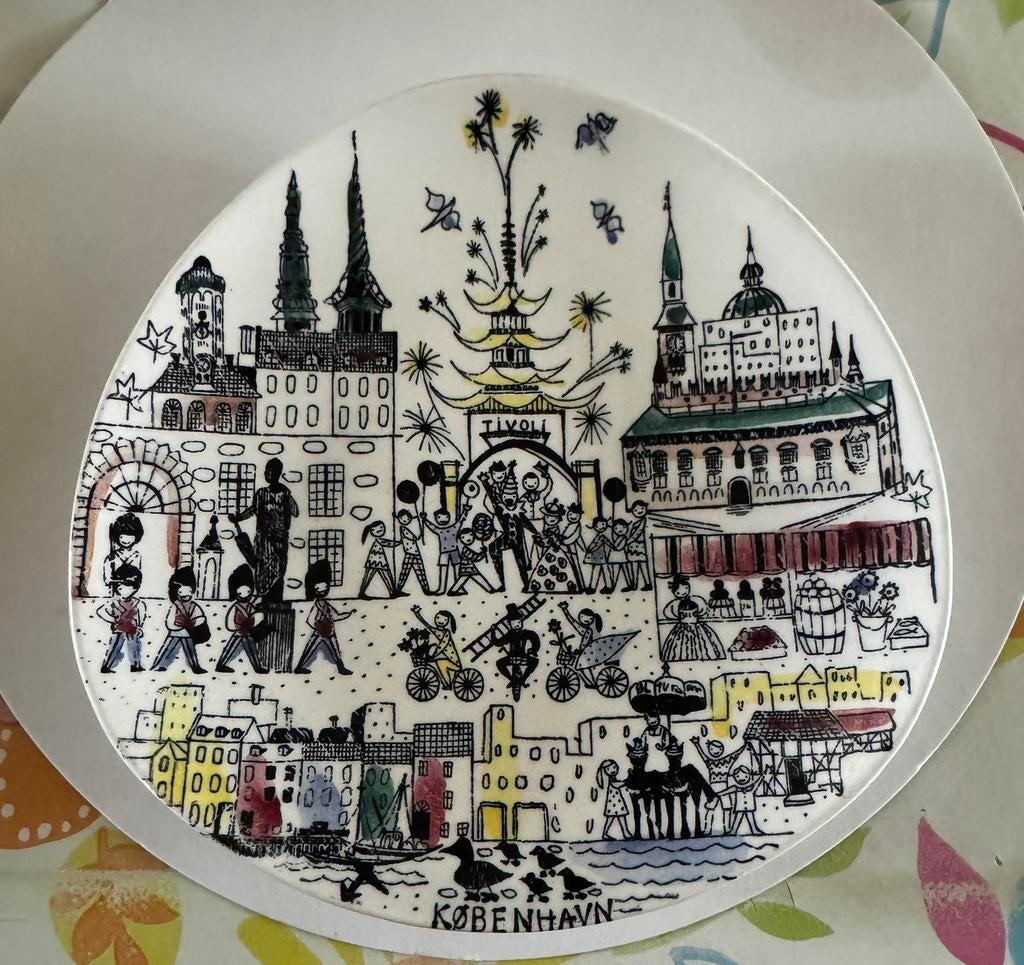 Wandbord Kopenhagen, Ophalen of Verzenden