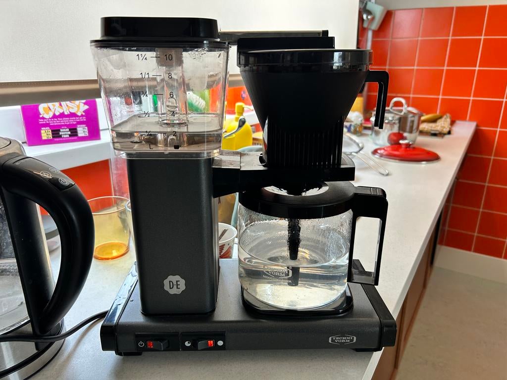 Technivorm Moccamaster koffiezetapparaat, Ophalen, Afneembaar waterreservoir, Gebruikt, 10 kopjes of meer