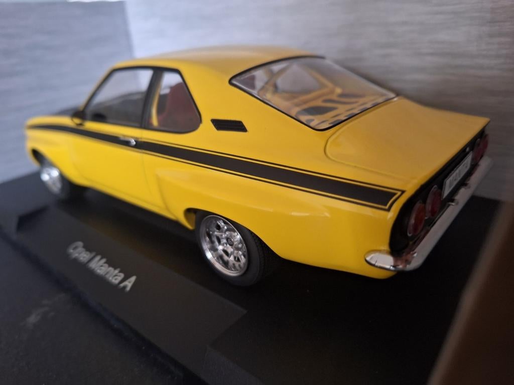 Opel Manta A 1974 Schaal 1:18, Overige merken, MCG, Nieuw, Ophalen of Verzenden