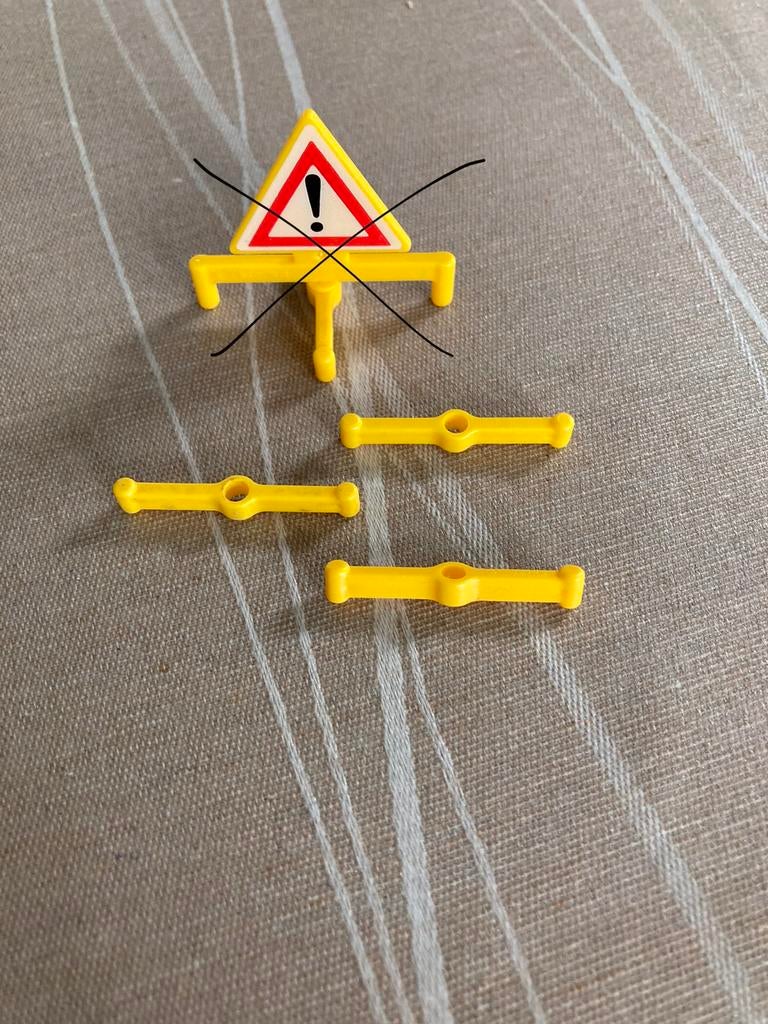 Playmobil houder voor verkeersbord., Kinderen en Baby's, Speelgoed | Playmobil, Ophalen of Verzenden, Zo goed als nieuw