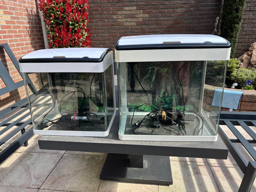 2 Super Fish Panorama Aquariums, Dieren en Toebehoren, Ophalen, Zo goed als nieuw, Verlichting of Verwarming