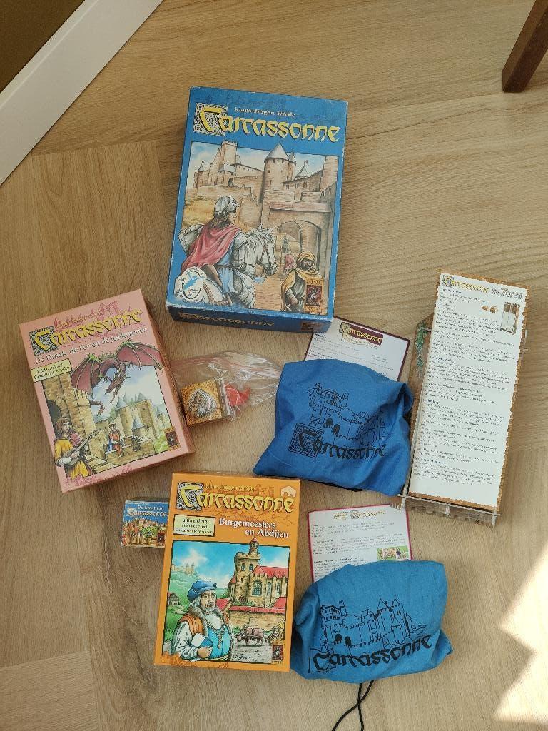 Carcasonne collectie, Hobby en Vrije tijd, Gezelschapsspellen | Bordspellen, Ophalen of Verzenden, Zo goed als nieuw
