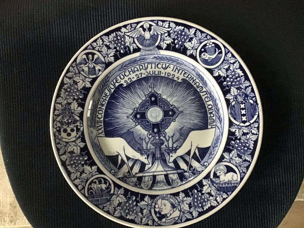 Petrus Regout Maastricht herdenkingsbord Eucharistisch Congr, Ophalen