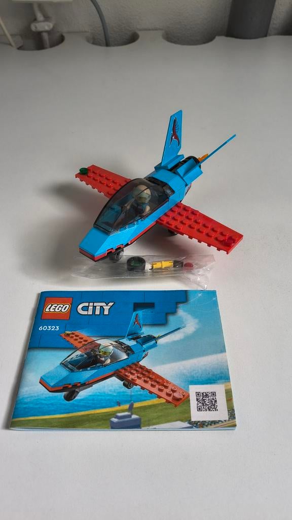 Lego City Vliegtuigje 60323 met instructieboekje, Ophalen, Gebruikt, Complete set, Lego