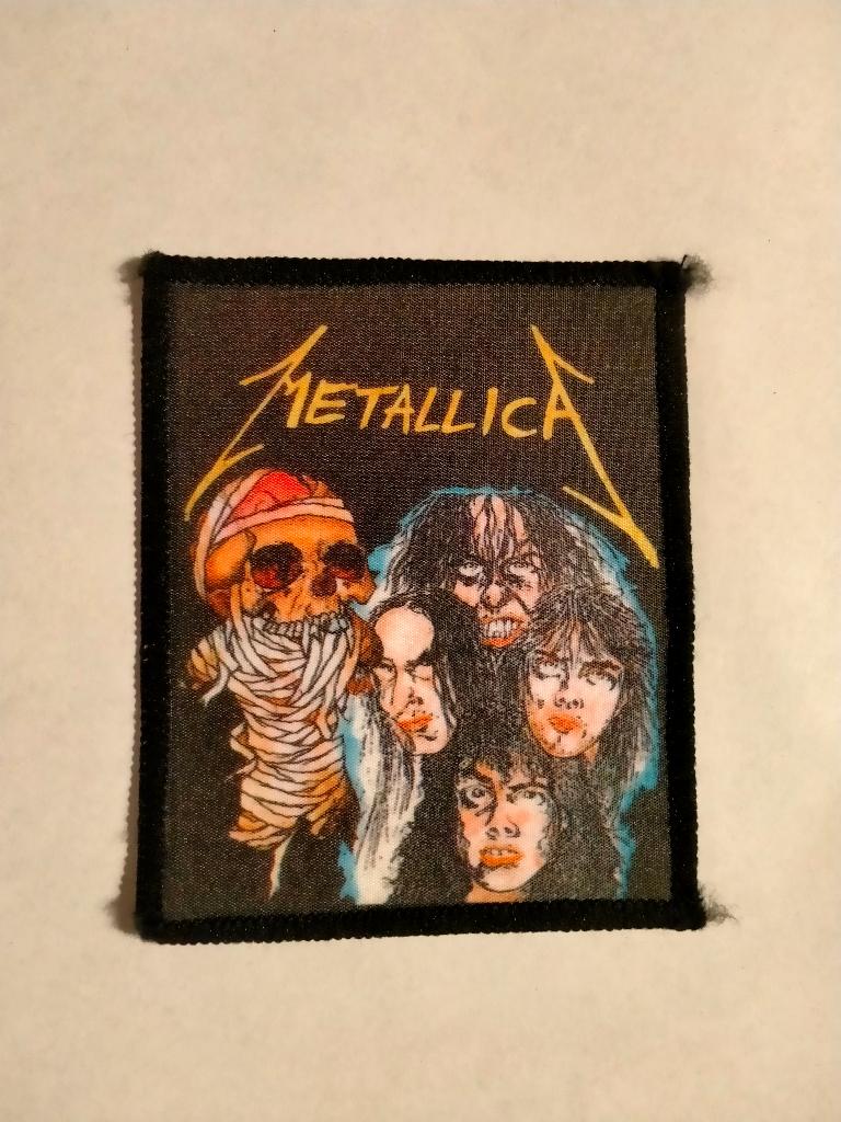 Metallica vintage band metal muziek patch kleding embleem, Verzamelen, Muziek, Artiesten en Beroemdheden, Nieuw, Kleding, Ophalen of Verzenden