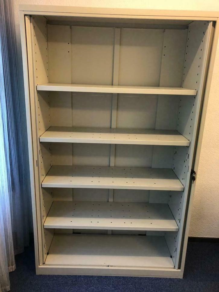 Drentea archiefkasten/roldeurkasten/opbergkasten/stalen kast, Niet ingevuld, Gebruikt, 100 tot 150 cm, Niet ingevuld